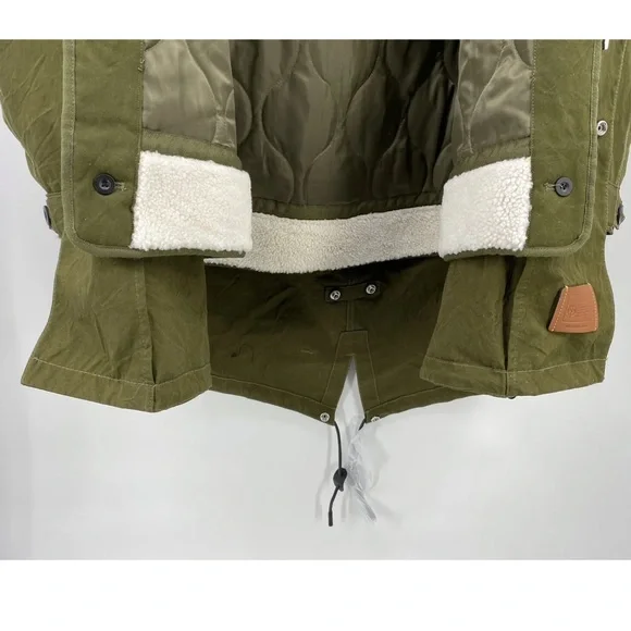 COACH Oversized Military Icon Parka Removable Linen and hoody Size 48 $1400